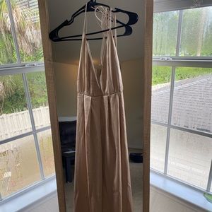 White Fox Boutique Bridesmaid Dress. Long. Size Small.